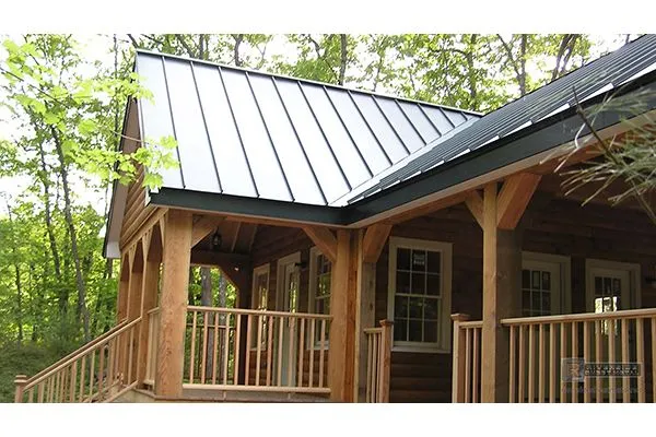 Lankford Roofing crew installing a residential metal roof in Sherman, TX