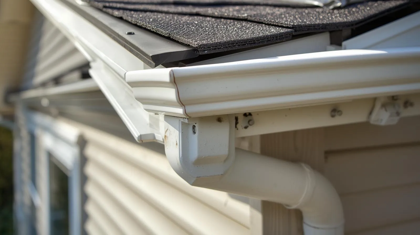 Seamless gutter installation