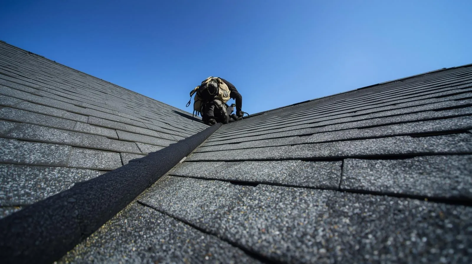 Lankford Roofing crew installing a new roof in Sherman TX
