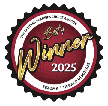Best of Texoma 2025 Reader's Choice Awards Winner - Herald Democrat - Lankford Roofing